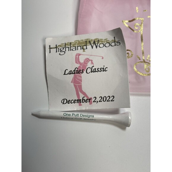 One Putt Designs Hibiscus Cuff Bracelet Designed For Ladies Golf Classic - Picture 8 of 9